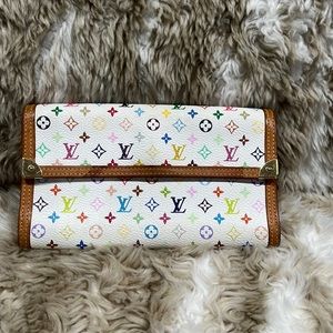 Authentic Louis Vuitton Multi Color Wallet